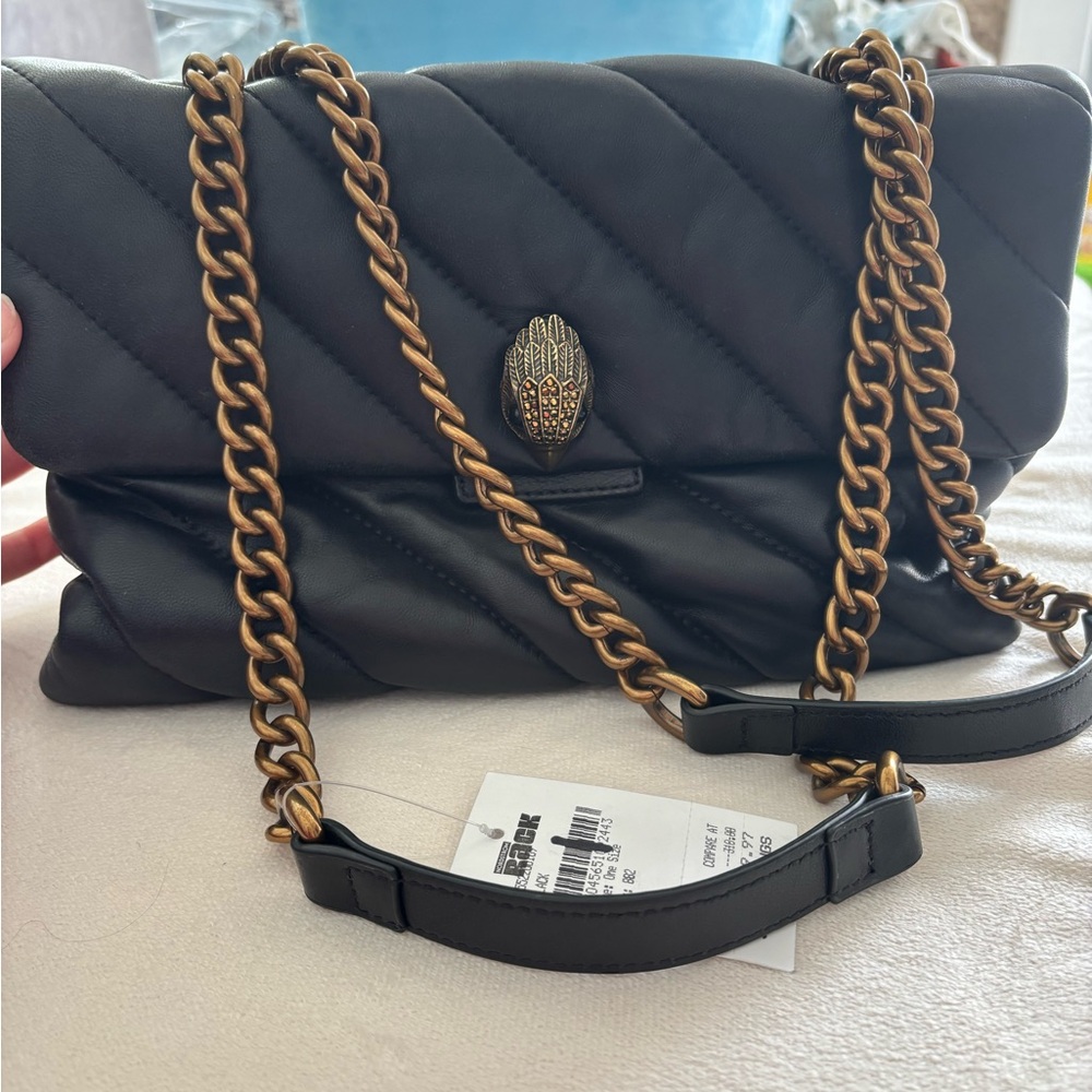 Kurt Geiger SoHo Large Leather Black Bag